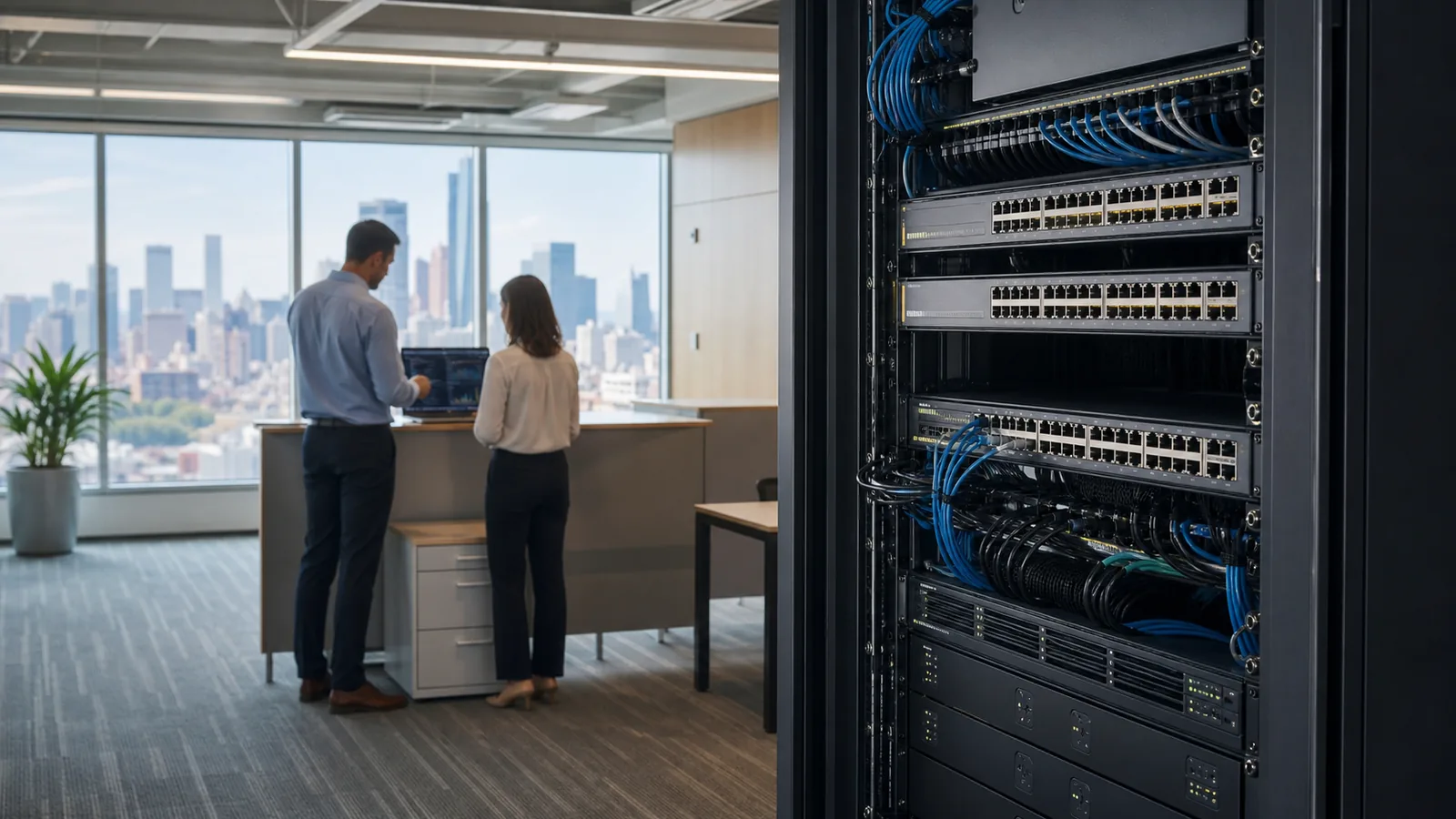 Cybersecurity MSP NYC in NYC: business call-flow planning for Phone Service NY